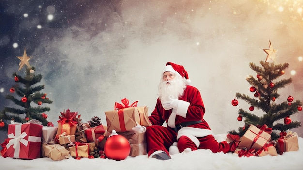 Wallpaper #_bgL2ZIBJvJKYCmEbeqa393 Premium Photo Christmas Decorations Background Very Cool