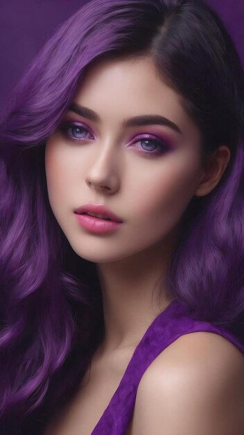 Wallpaper #Y-8xTZMBMN-XEVvVoD_A270 Premium Photo a Purple Background with a Dark Purple Background