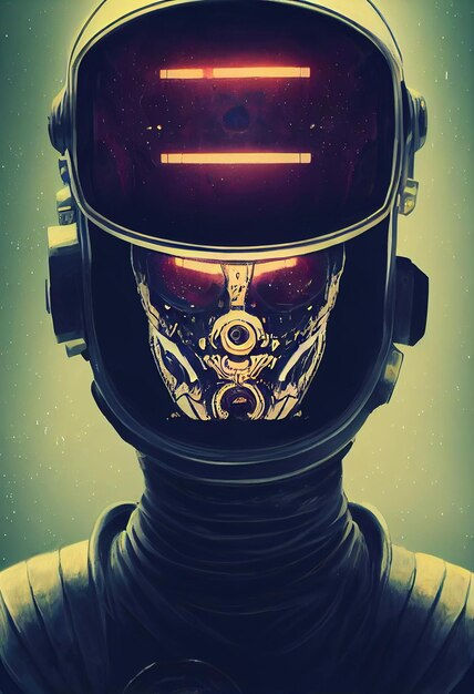 Wallpaper #e2eE_JIBSpphPi3-ZZiW360 Premium Photo Portrait of an Fictional Steampunk Astronaut in a