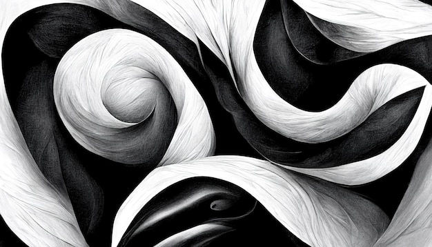 Wallpaper #BGcL6JIBSpphPi3-SDu_163 Premium Photo Modern Abstract Dynamic Shapes Black and White