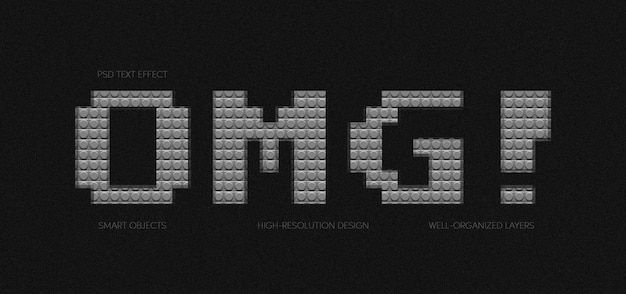 Wallpaper #BGj9GJMBSpphPi3-RxXs297 Premium Psd Editable Text Style Collection of Buildable Lego Looks in