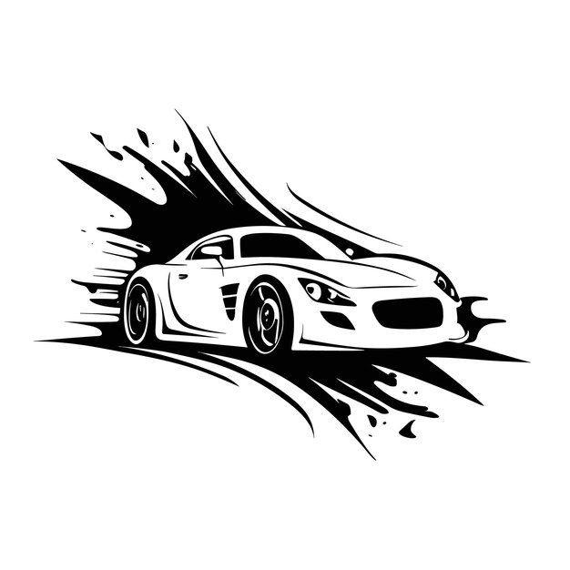 Wallpaper #Tj9HPJMBLiIJ4c9O7ZGl61 Sportwagen Logo Design Symbol Fur Die Silhouette Eines Schnellen Autos