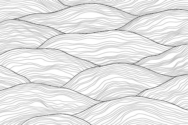 Wallpaper #9R0YLZMBlOZrFDOkn87x187 Free Vector Hand Drawn Abstract Outline Background