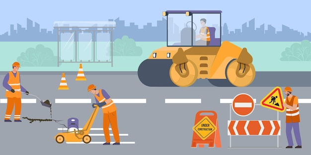 Wallpaper #s7j72JIBJvJKYCmEnurG538 Roadwork Completion Vectors Illustrations for Free Download Freepik