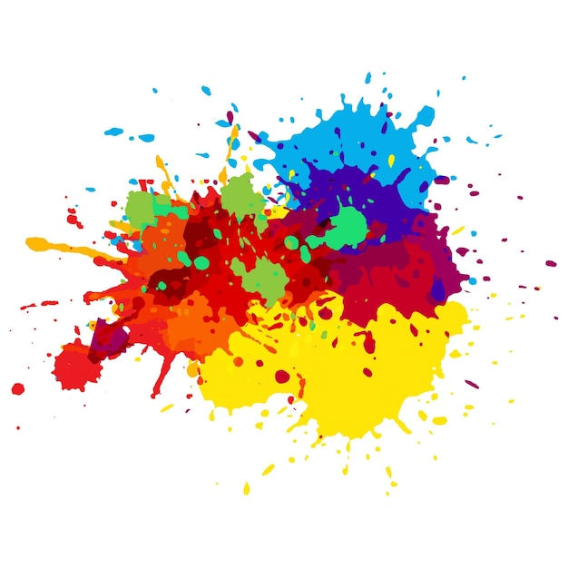 Wallpaper #b29bd Paint Splatter Colorful Background Free Stock Photo Public Domain