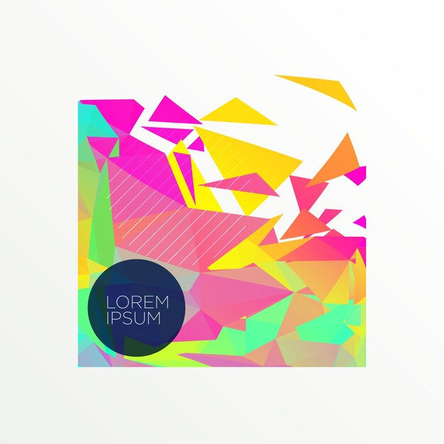 Wallpaper #hmcDApMBSpphPi3-6q0A100 Free Vector Abstract Colorful Triangles Background Design