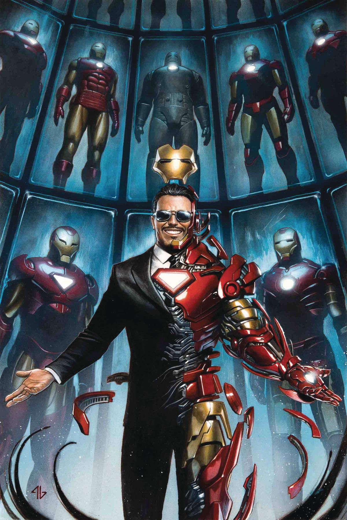 Wallpaper #W2cz9JIBSpphPi3-f3mh267 Tony Stark Iron Man 1 Granov Cover Fresh Comics