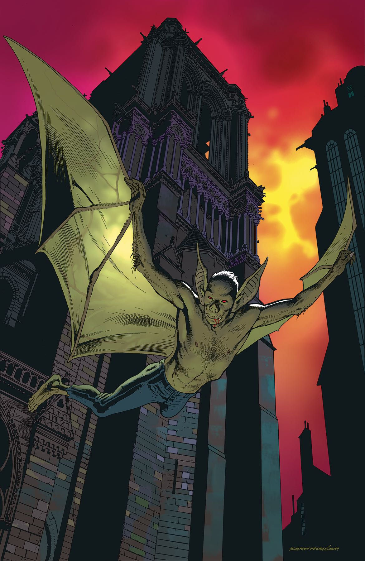 Wallpaper #eWgRG5MBSpphPi3-Fx6I175 Man Bat 1 Kevin Nowlan Cover Fresh Comics
