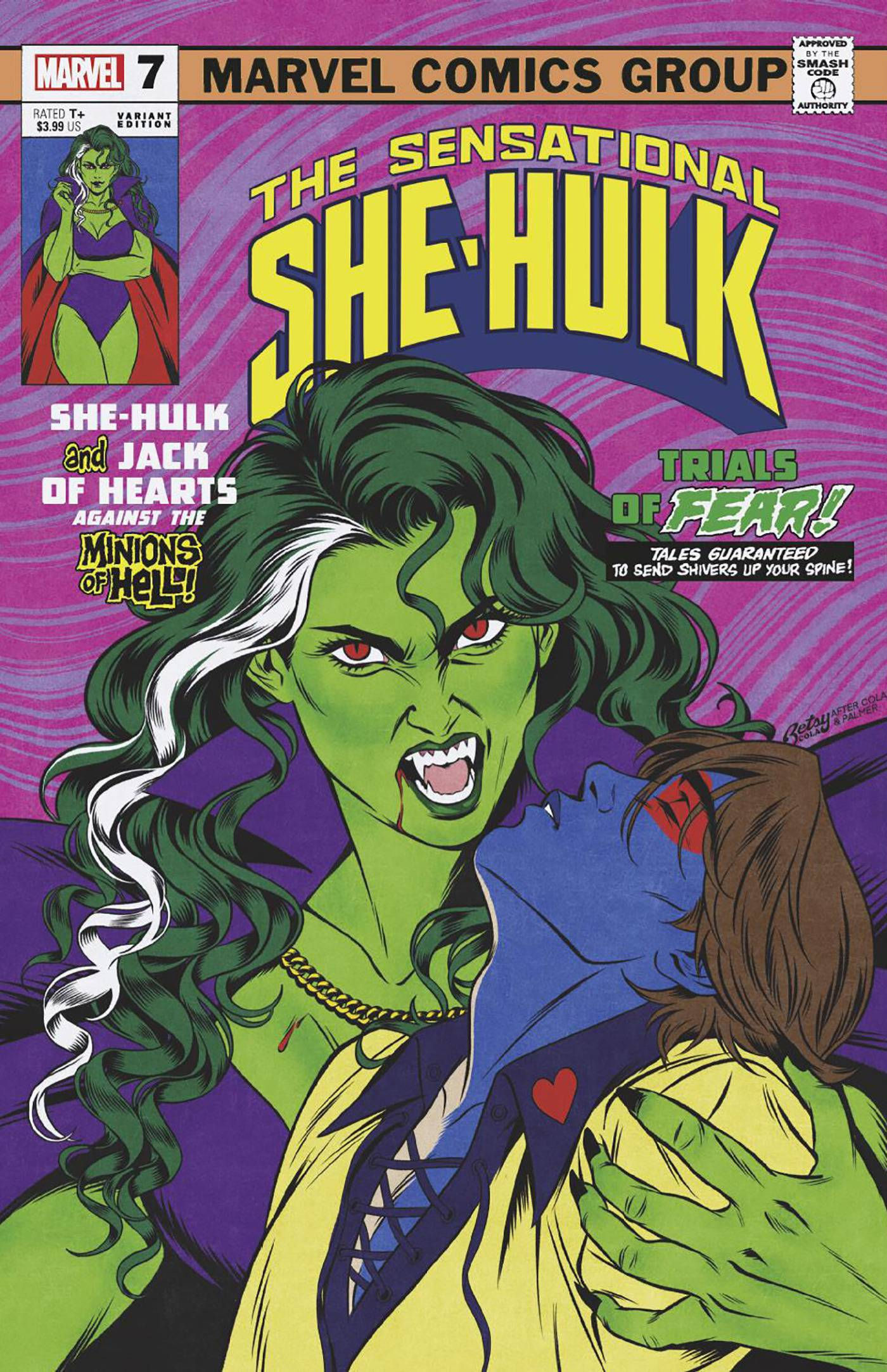 Wallpaper #oVjzM5MBzN9vxX34oTrU44 The Sensational She Hulk 7 Betsy Cola Vampire Cover Fresh Comics