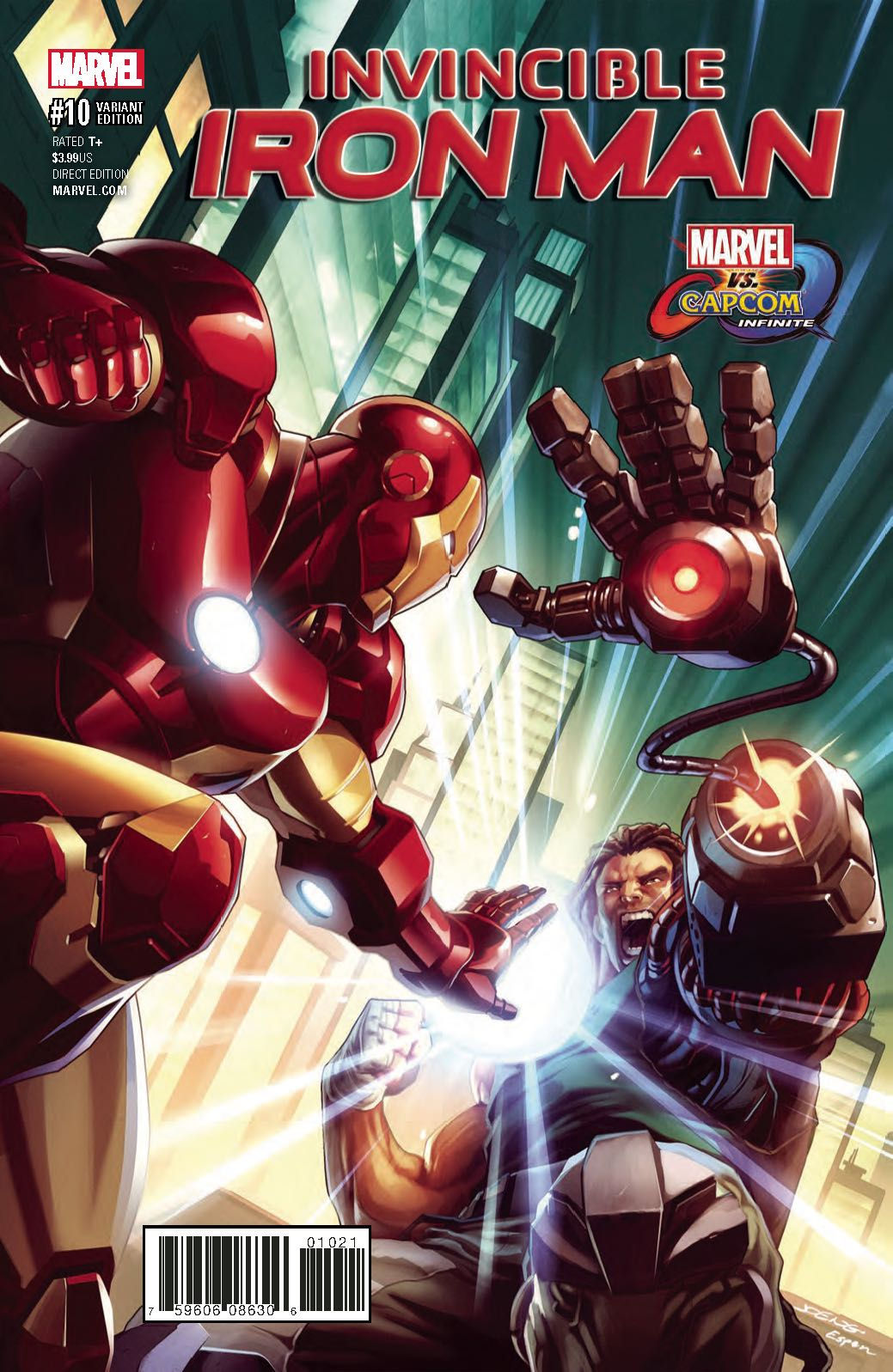 Wallpaper #DWfzD5MBSpphPi3--vEw6 Invincible Iron Man 10 Marvel vs Capcom Joe Ng Cover Fresh Comics