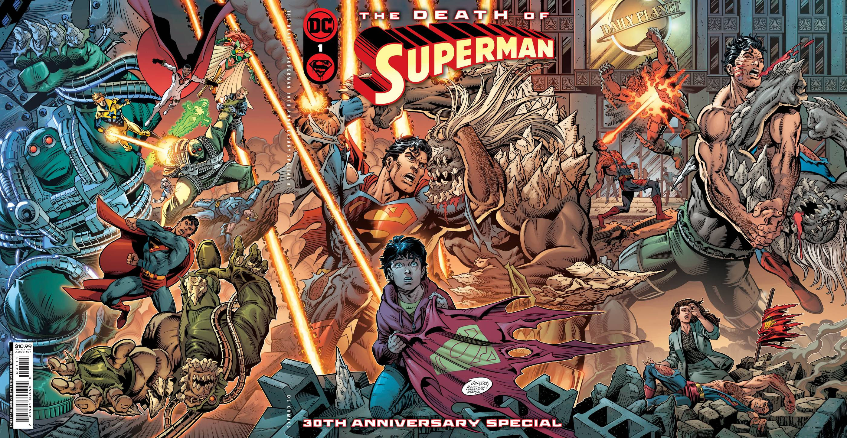 Wallpaper #4E327 The Death of Superman Comic