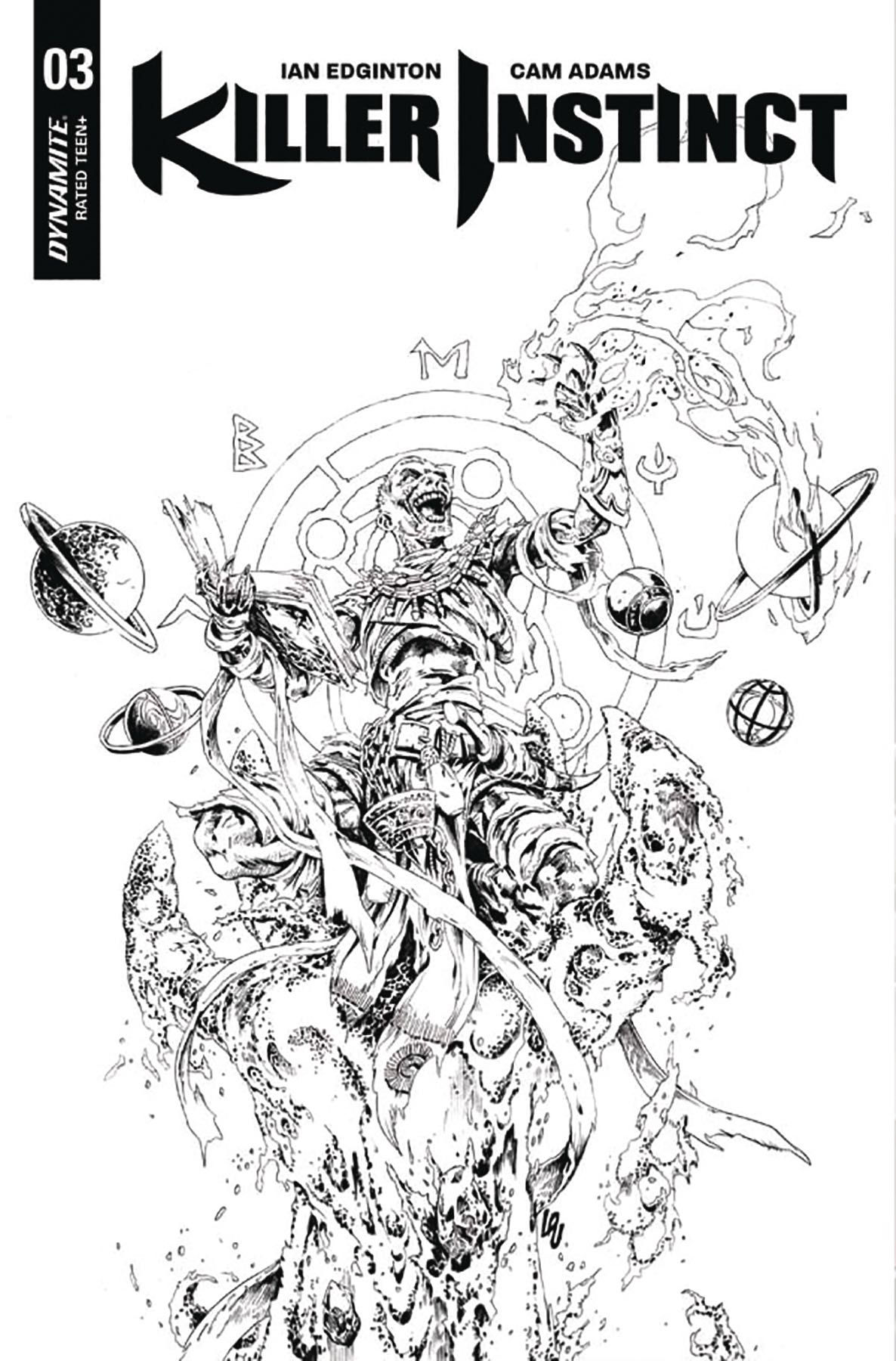 Wallpaper #FWcZA5MBSpphPi3-VLJA267 Killer Instinct 3 10 Copy Lau Bw Cover Fresh Comics