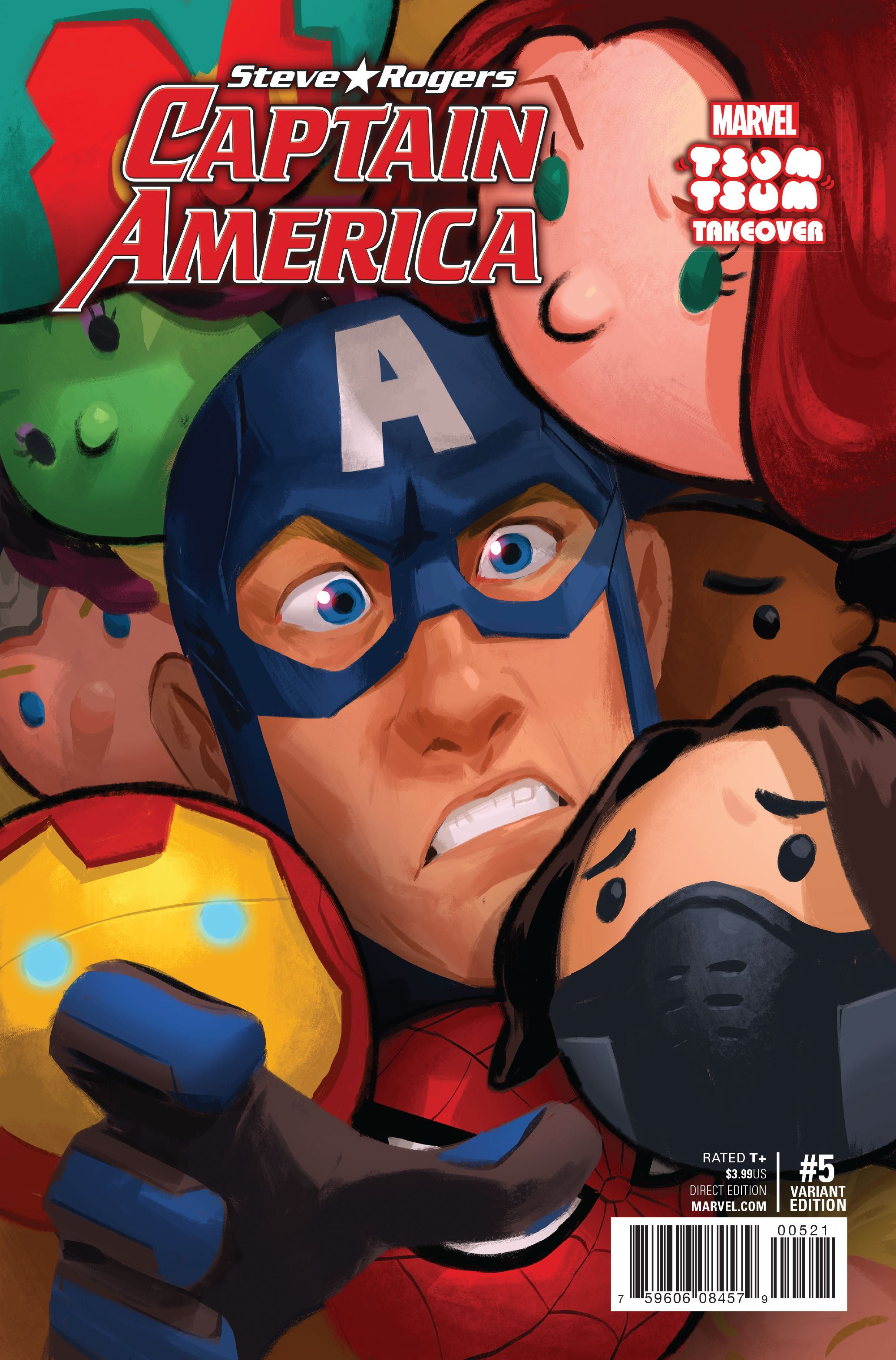 Wallpaper #jHPJh44BFI5NbQkshCHx38 Captain America Steve Rogers 5 Tsum Tsum Cover Fresh Comics