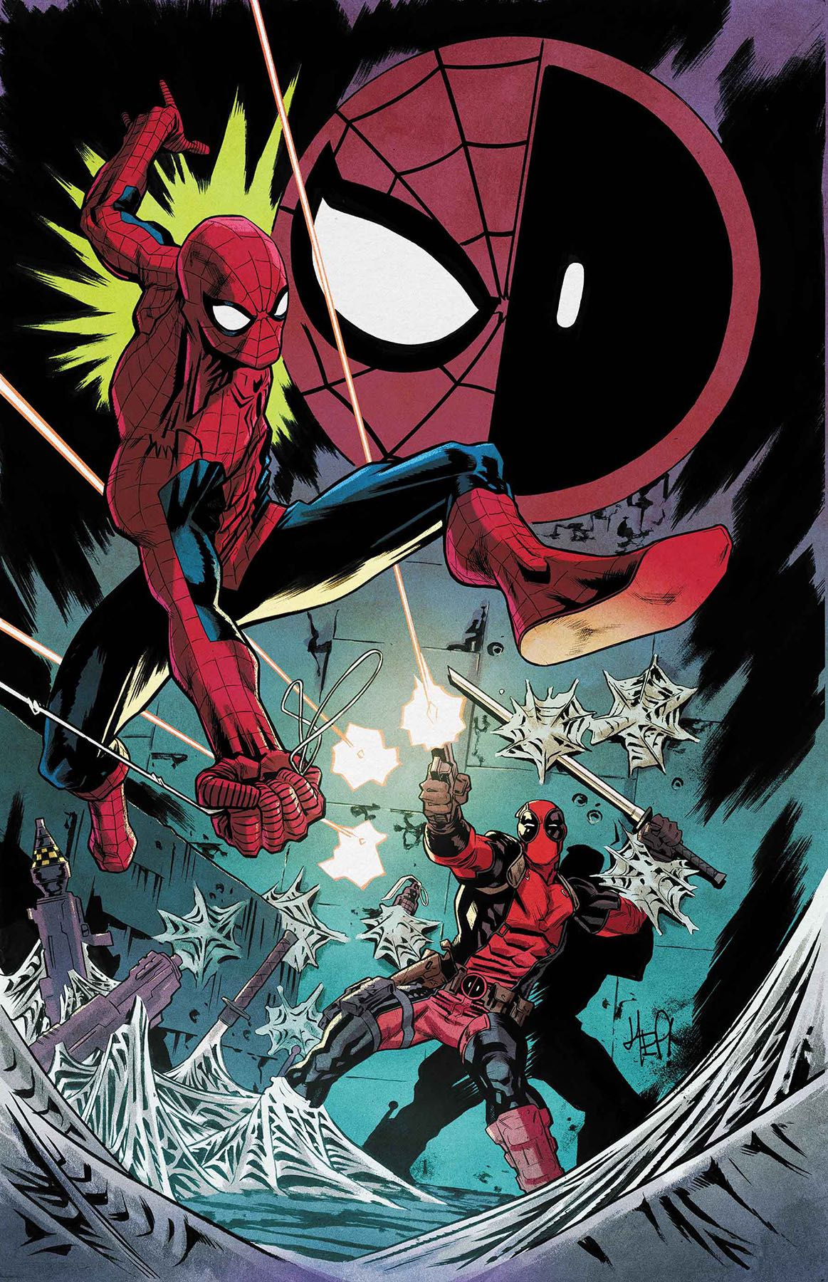 Wallpaper #3GhyHJMBSpphPi3-MCIA77 Spider Man Deadpool 23 Hepburn Cover Fresh Comics