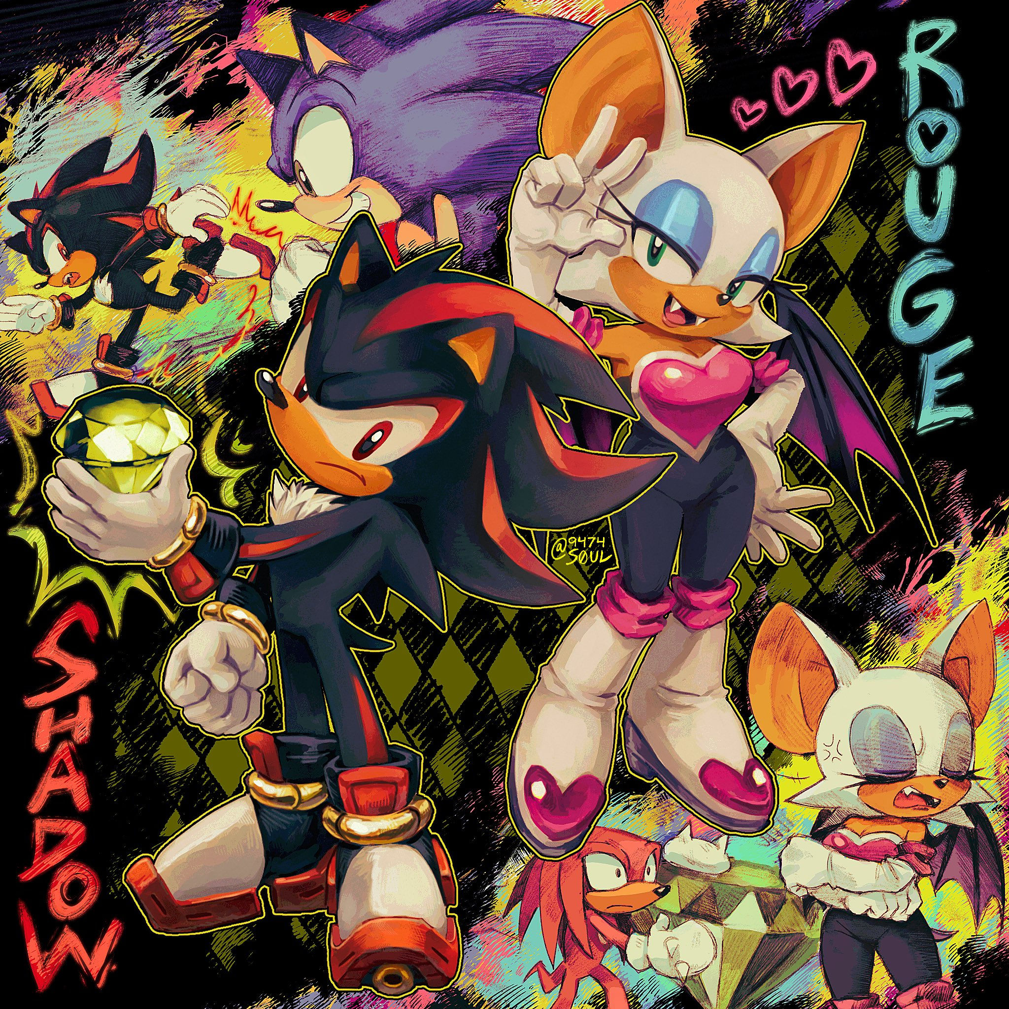Wallpaper #klhxNJMBzN9vxX346zxu31 Shadow and Rouge Shadow the Hedgehog Wallpaper 45016971 Fanpop