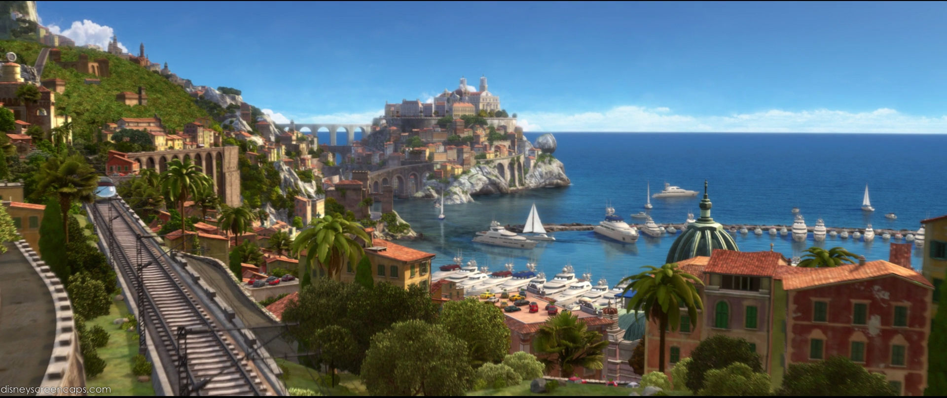Wallpaper #D7468 Image Cars 2 Szenenbild Italienjpg Pixar Wiki Disney Pixar