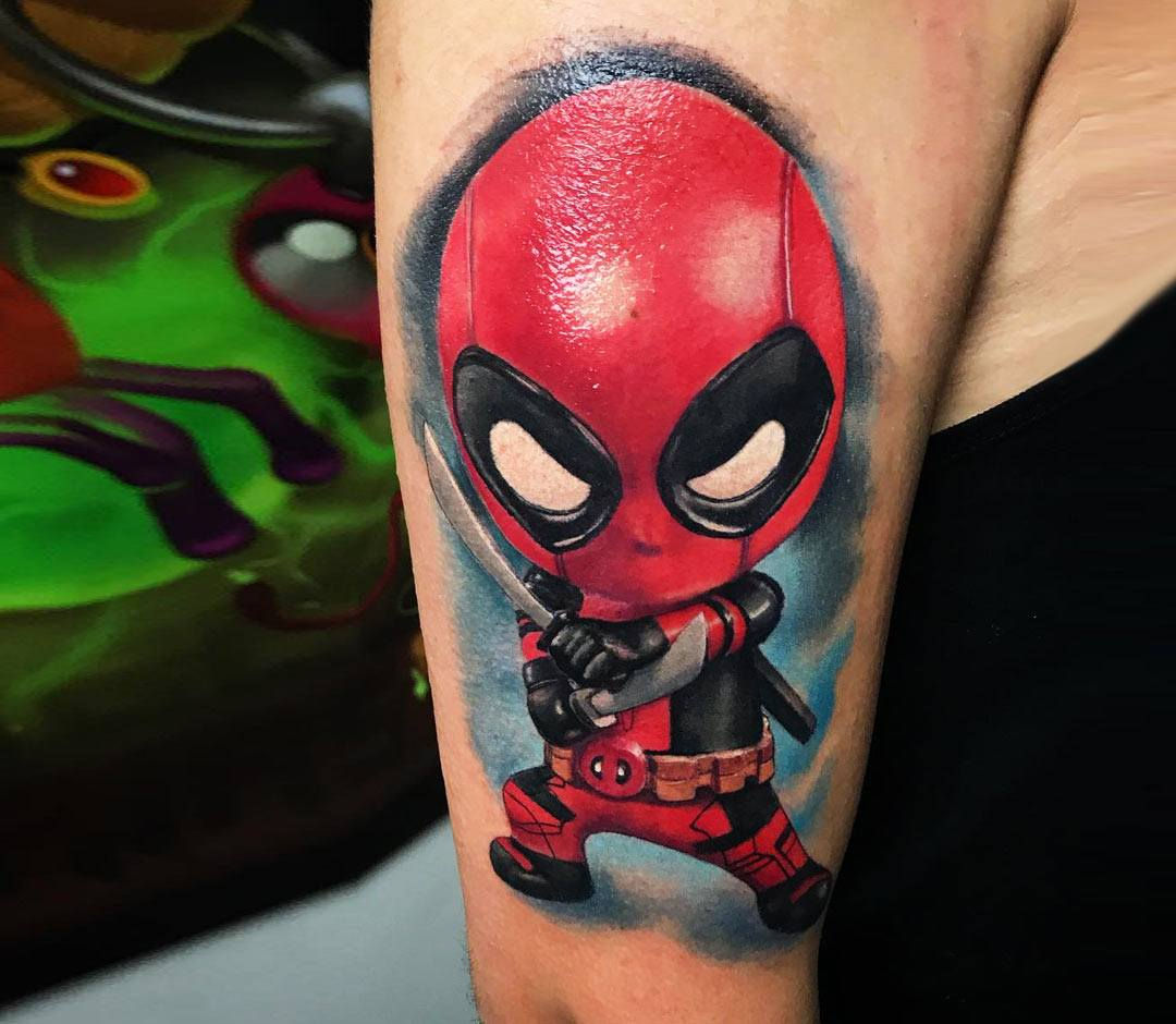 Wallpaper #HWfz8pIBSpphPi3-MnOE231 Deadpool Tattoo by Pablo Frias Tattoo Photo 24317