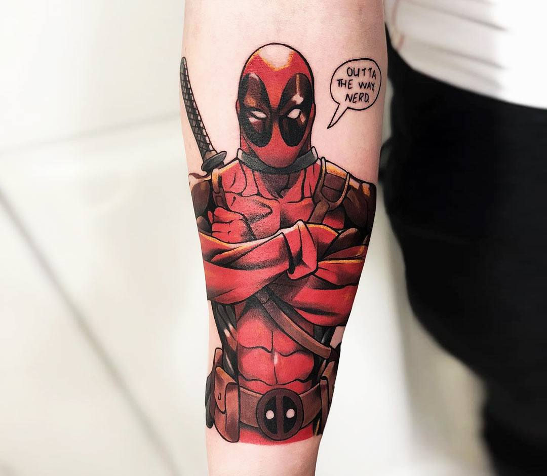 Wallpaper #9130c Marvel Tattoo Photo by Gus H Tattoo on Instagram Deadpool