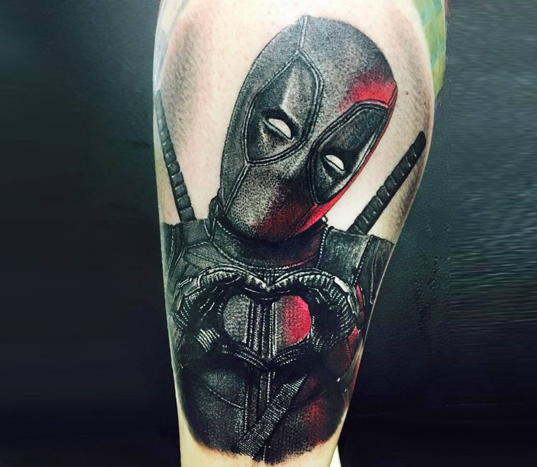 Wallpaper #9130c Marvel Tattoo Photo by Gus H Tattoo on Instagram Deadpool