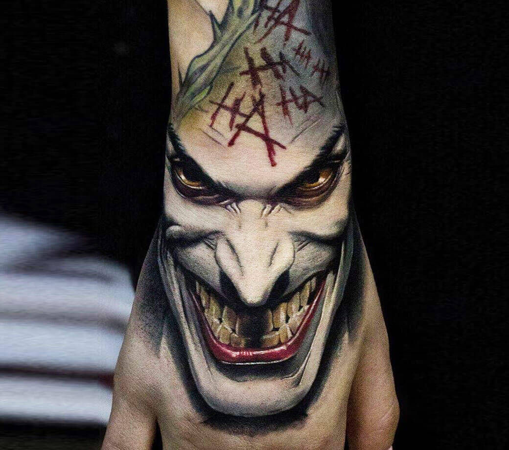 Wallpaper #dGfrEZMBSpphPi3-k_mu21 Joker Tattoo by Andrey Stepanov Photo 16128