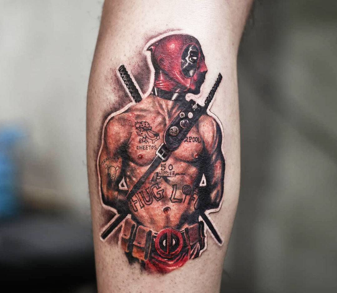 Wallpaper #HWfz8pIBSpphPi3-MnOE120 Deadpool Tattoo by Dani Ginzburg Photo 30670