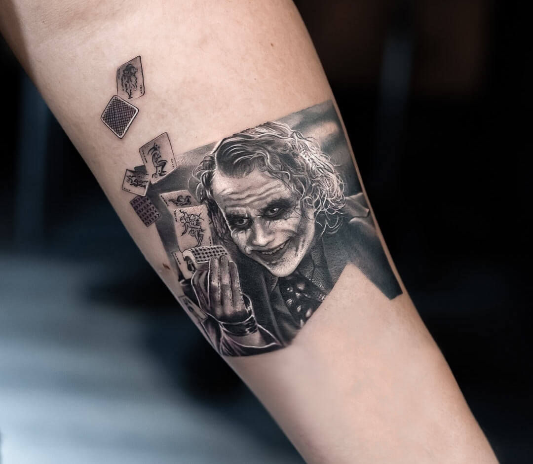 Wallpaper #6xqXUZMB1yWOL4qgNIF391 Joker Tattoo by Dani Ginzburg Photo 31260