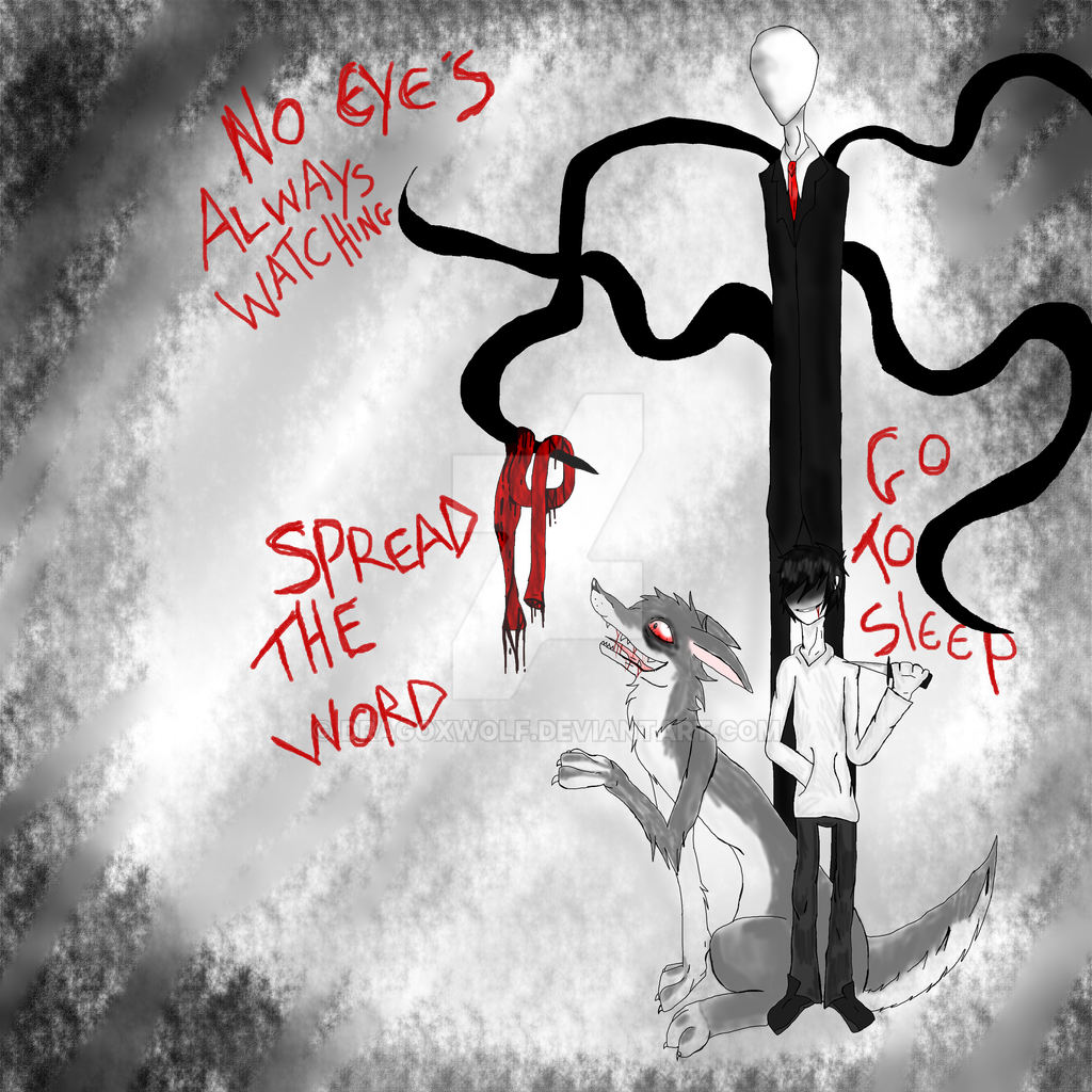 Wallpaper #wEDgL5MBJhL2WPbaU77v188 Jeff the Killer Smile Dog and Slenderman by Dragoxwolf on Deviantart