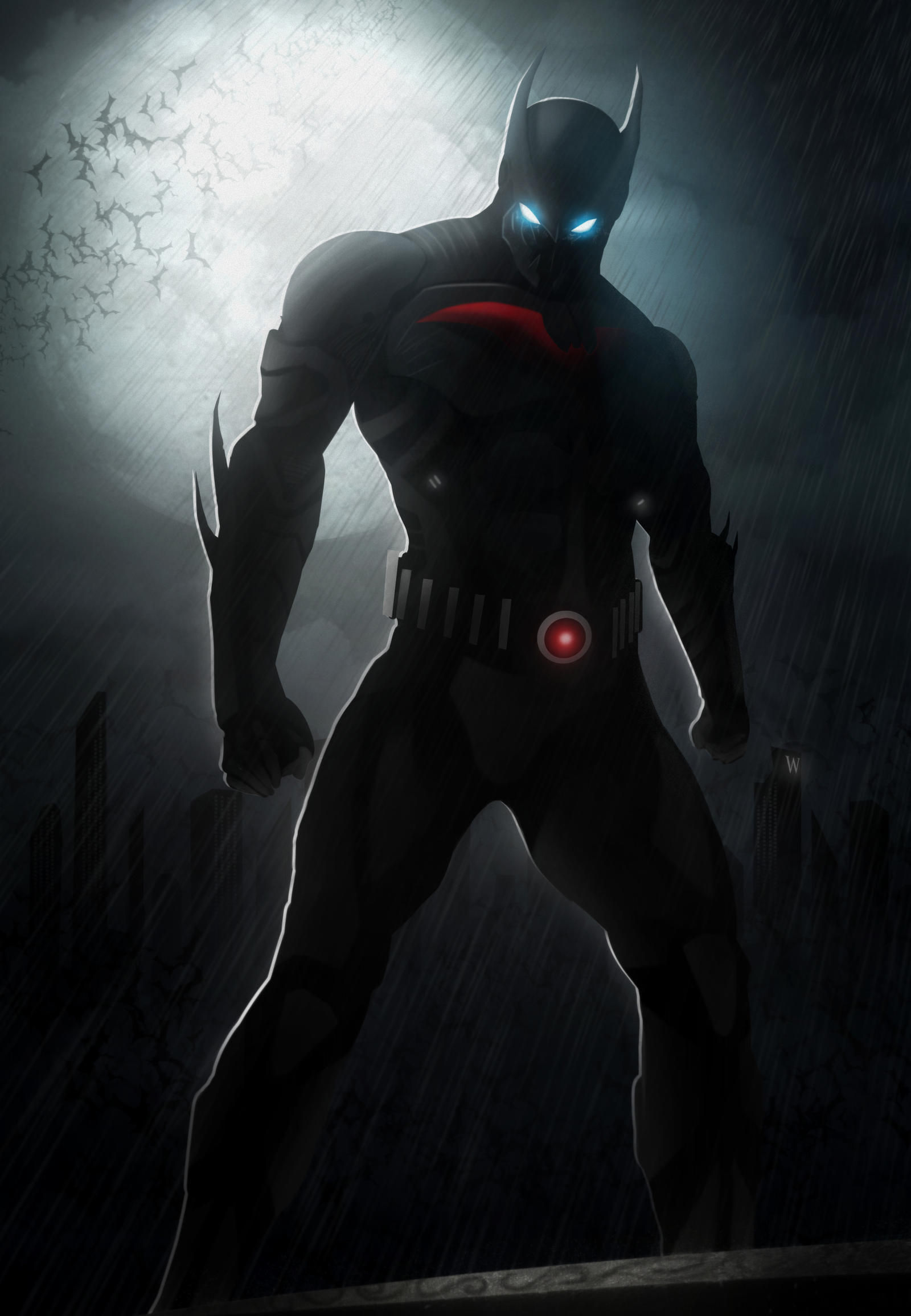 Wallpaper #-3RmyI4B_8f4nGFaJnIX44 Batman Beyond by Azlaar on Deviantart