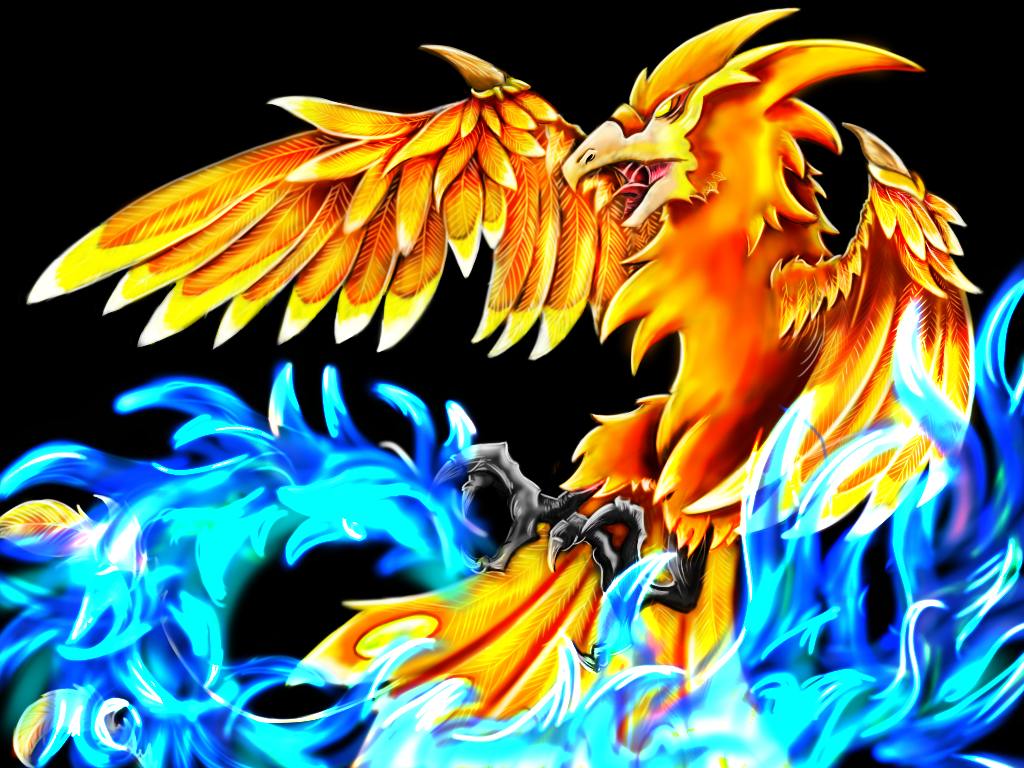 Wallpaper #2bc96 Image of a Majestic White Fire Phoenix on Craiyon