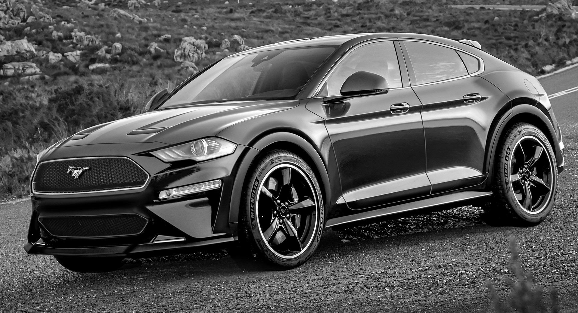 Wallpaper #9UVFk44B7YBJg1BV6p5s50 Le SUV Electrique Ford Mustang Devoile En Novembre