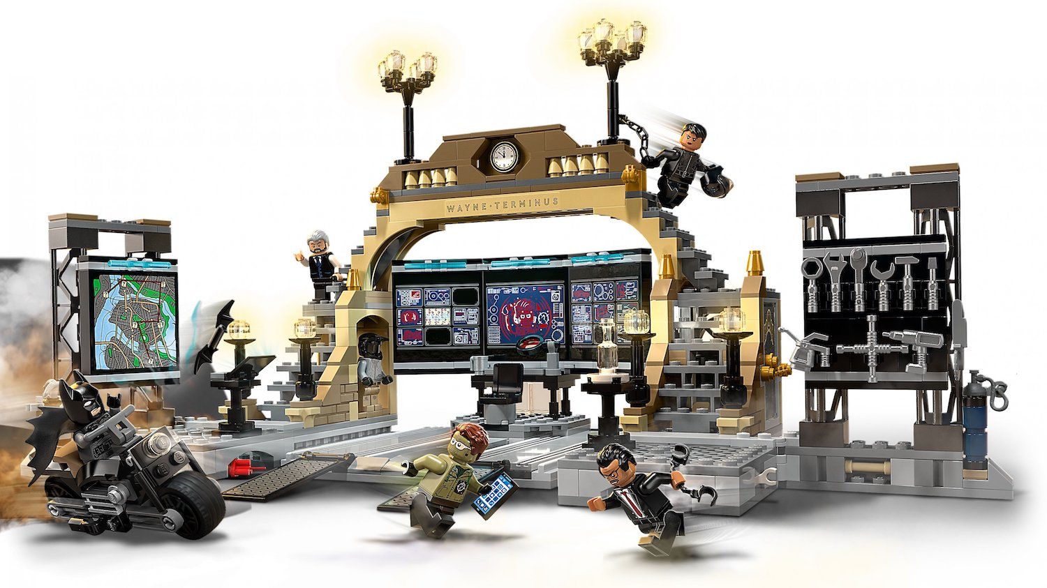 Wallpaper #NxlKLY8BtGB6xQ78ipKu30 Brickfinder Lego the Batman Batcave the Riddler Face Off 76183 09
