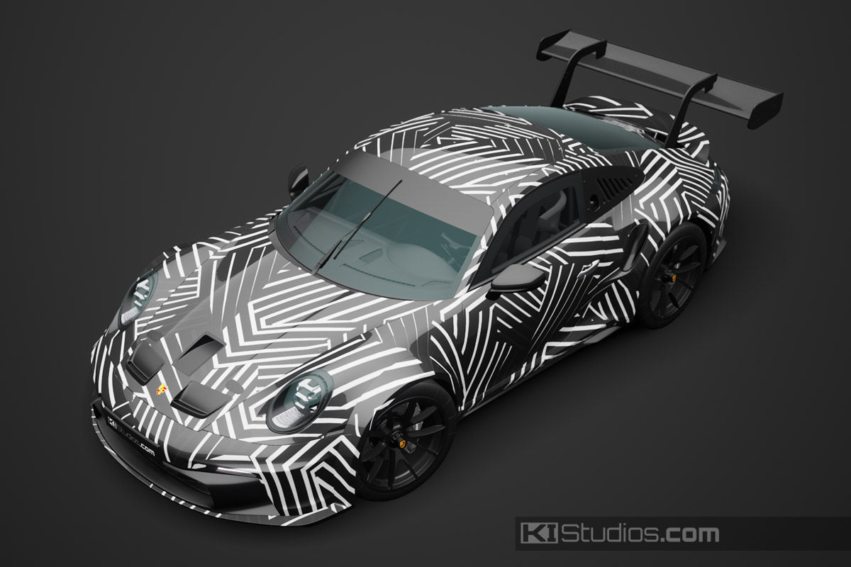 Wallpaper #AfQeOpMBKFX8bn3rS3hl234 Porsche Racing Livery Wrap Proto Camo Ki Studios