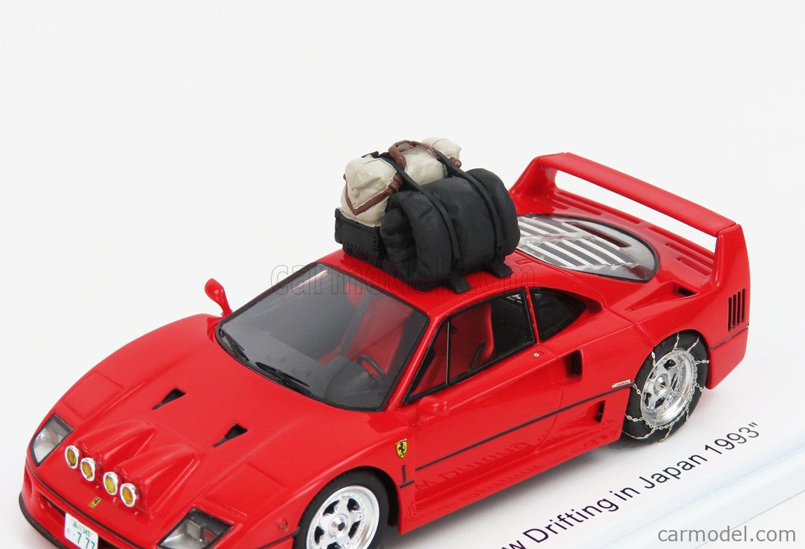 Wallpaper #fWjqHJMBSpphPi3-BySi155 Kess Model Ke43056220 Scale 143 Ferrari F40 Snow Japan Drifting 1993 Red