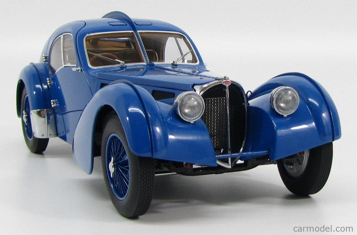 Wallpaper #yAOyZpMBpyOg8YnEJNvg231 Autoart 70942 Scale 118 Bugatti 57sc Atlantic 1938 Blue Spoked