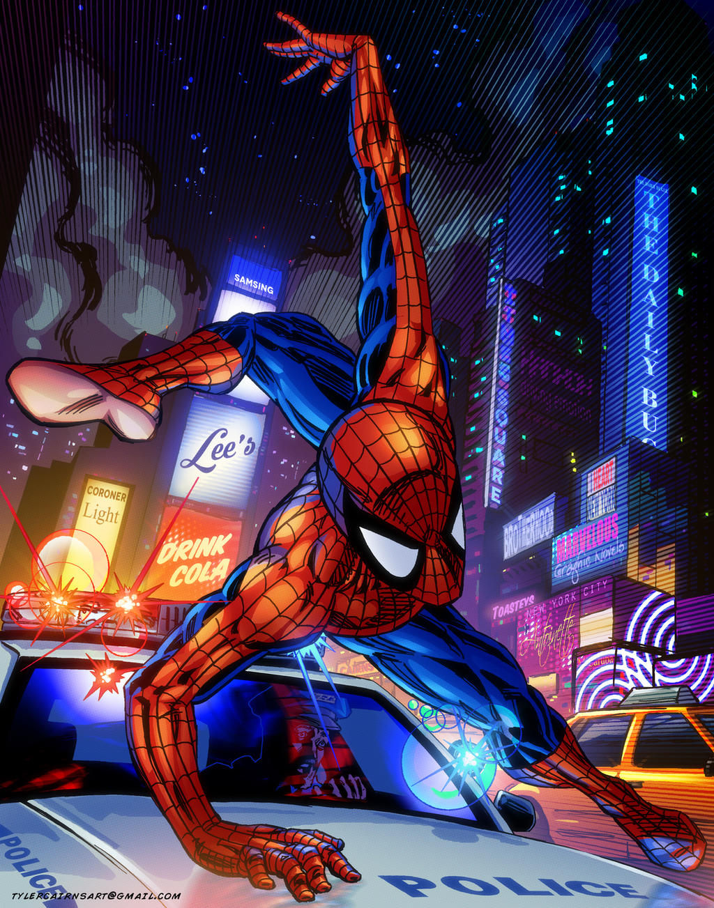 Wallpaper #t3098I4Bnwiau_P6TQUg45 Spider Man by Tylercairnsart on Deviantart