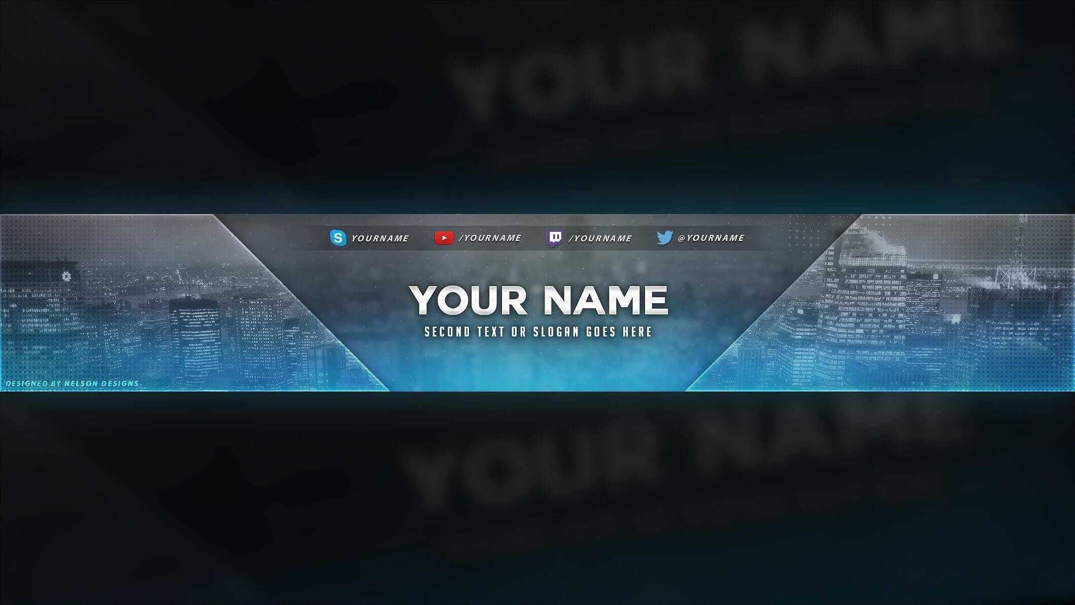 Wallpaper #LVPsNJMBYjRkjcHsN-gH184 4 Free Youtube Banner Psd Template Designs Social Media Pertaining to
