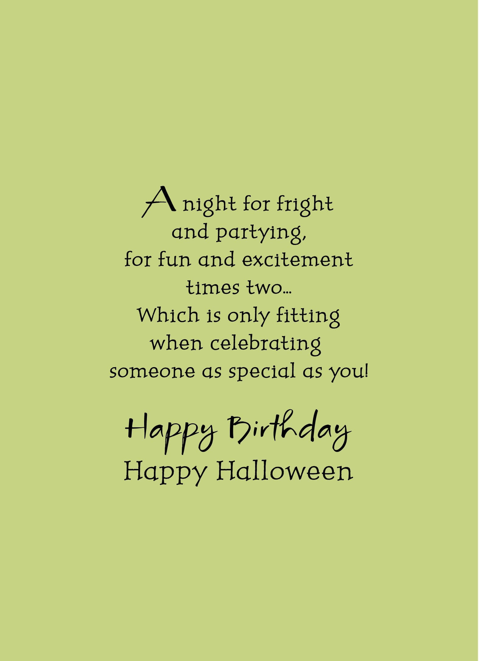 Wallpaper #ITHVNZMB5zzyi_yYzVif89 Halloween Birthday Personalized Greeting Cards by Thegreetingcardshopcom