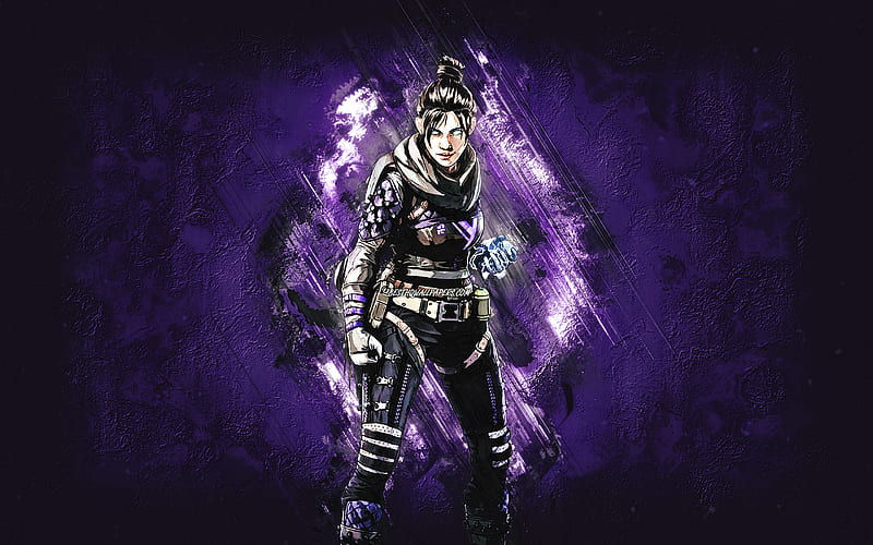 Wallpaper #27lN3pIBJvJKYCmEQATr112 2k Free Download Wraith Apex Legends Purple Stone Background