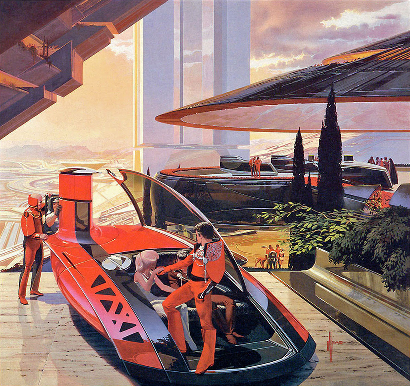 Wallpaper #ltdYMpMB4Oq-IITv5DY4140 Visual Futurism Incredible Artworks by Syd Mead Daily Design