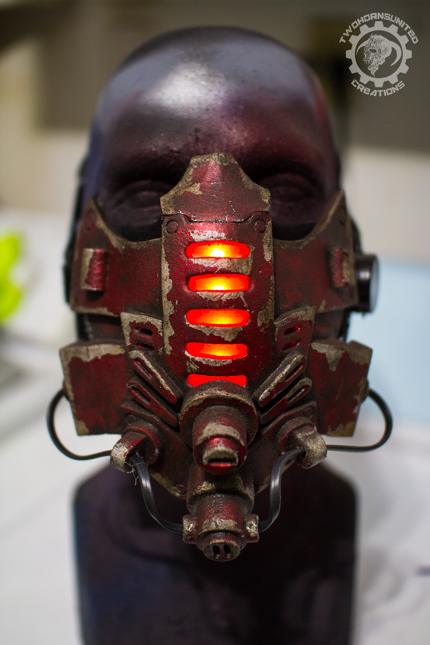 Wallpaper #tn0J8o4Bnwiau_P65woS30 Red Tremor Cyberpunk LED Mask by Twohornsunited on Deviantart