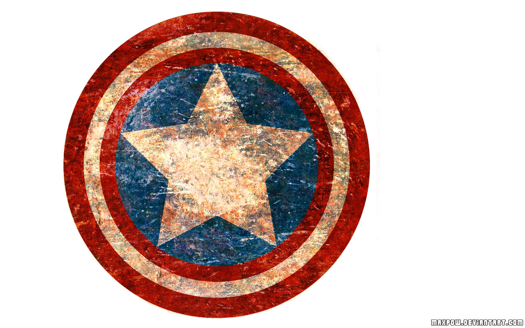 Wallpaper #BTF5NZMB5zzyi_yYMlfG196 Captain America Old Shield by Maxpow on Deviantart