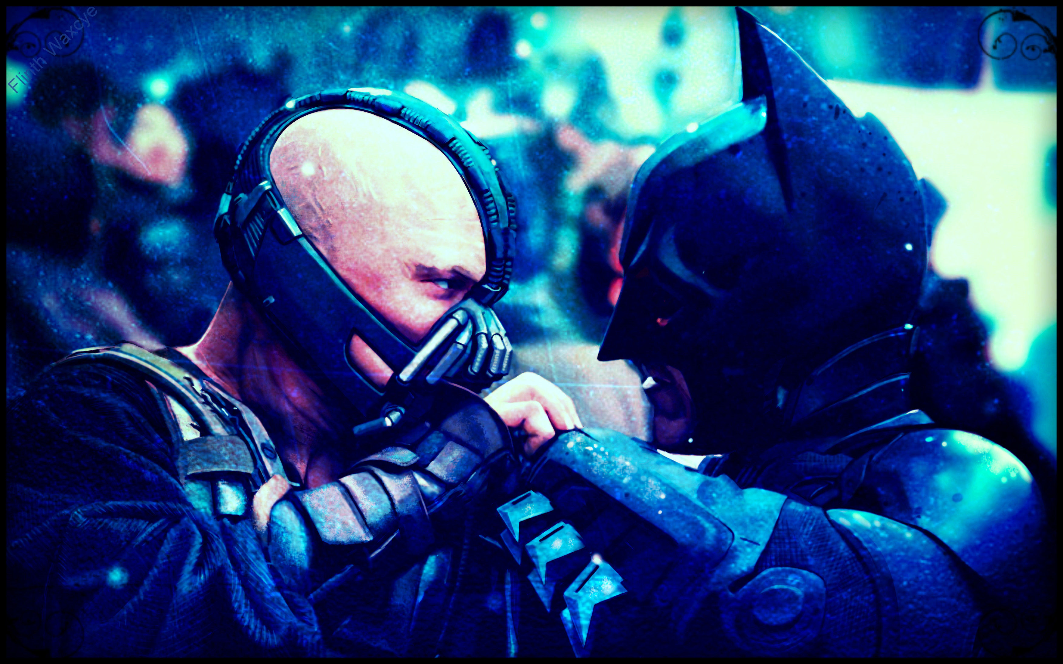 Wallpaper #shmPH48BtGB6xQ78NXug6 The Dark Knight Bane vs Batman by Flinth Waxcye by Vibaseonkid on