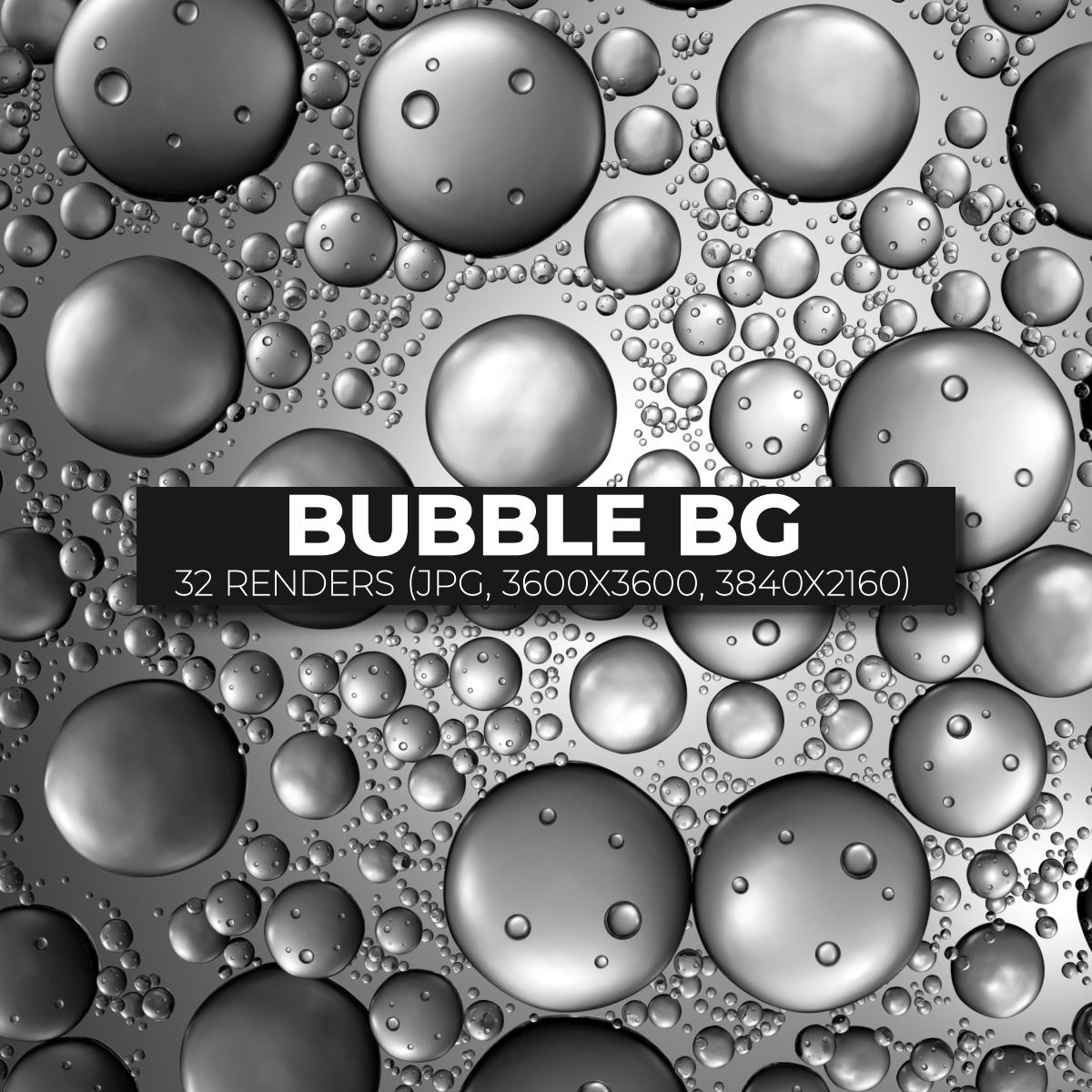 Wallpaper #3be88 Black and White Bubbles Texture Background with Seamless Pattern Vector