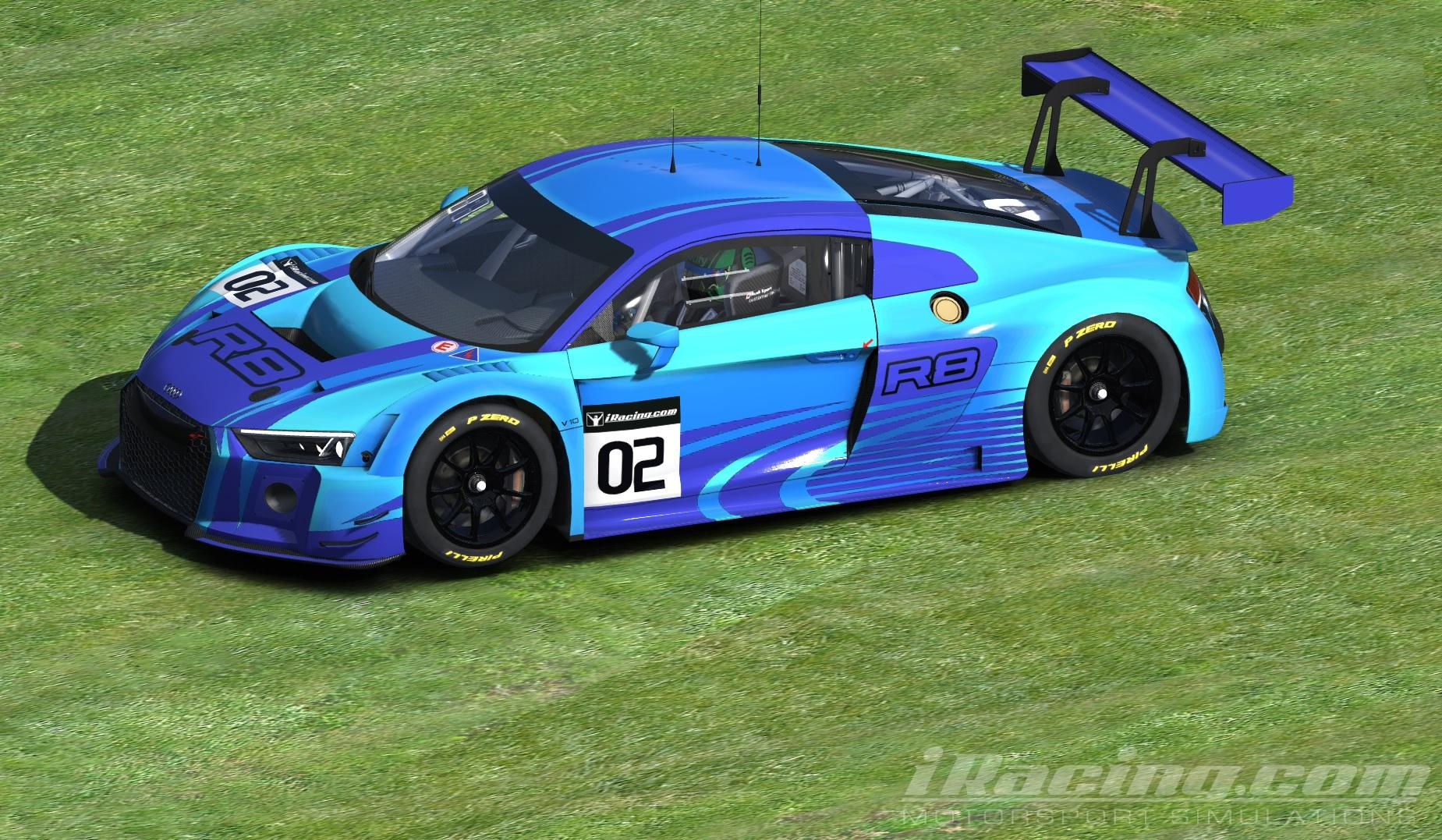 Wallpaper #yGiiGJMBSpphPi3-zxN_66 Audi R8 Lms Gt3 Metallic Blue by Chris Bull Trading Paints