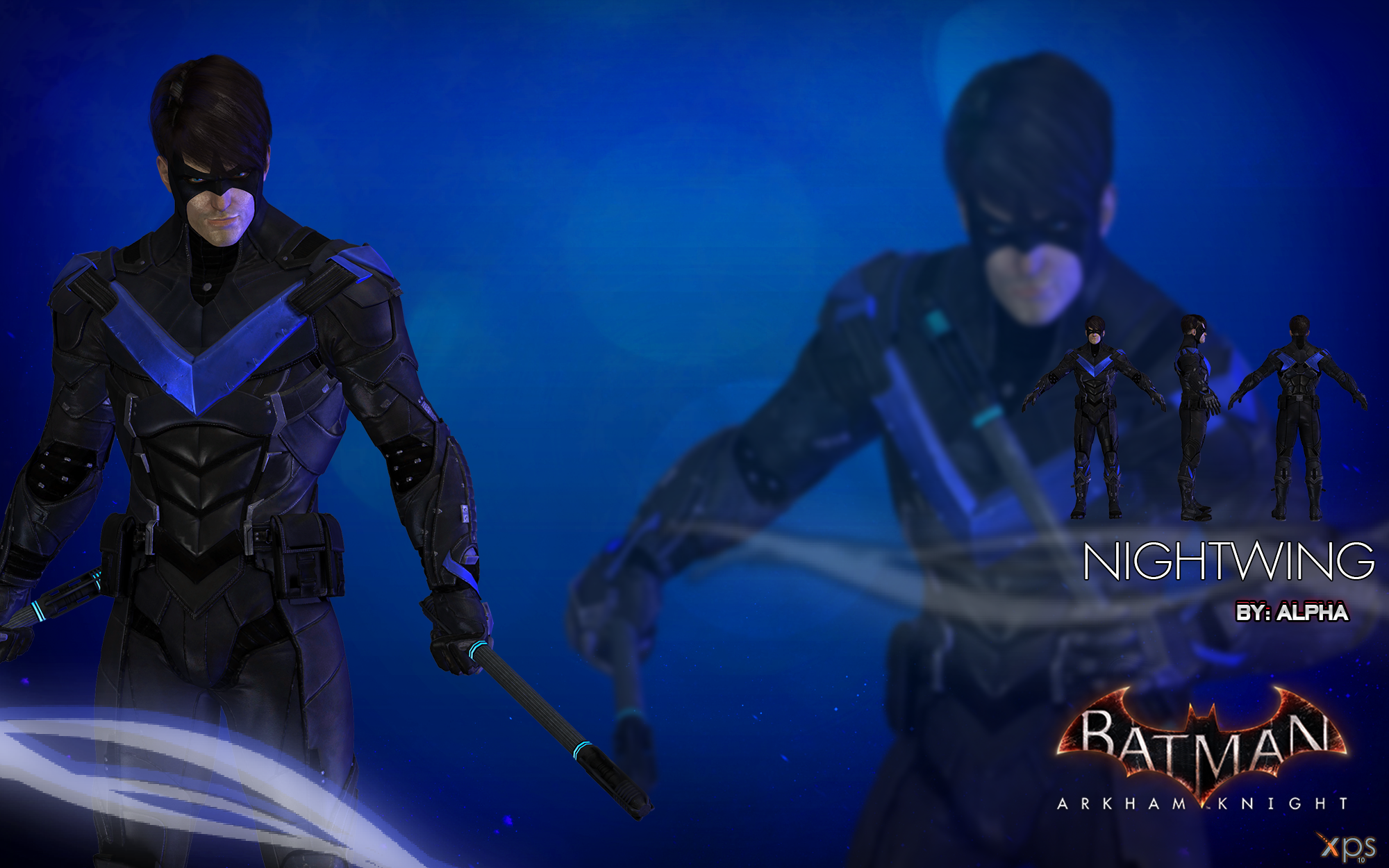 Wallpaper #0hnOHY8BtGB6xQ78VncV56 Batman Arkham Knight Nightwing by Xnasyndicate on Deviantart