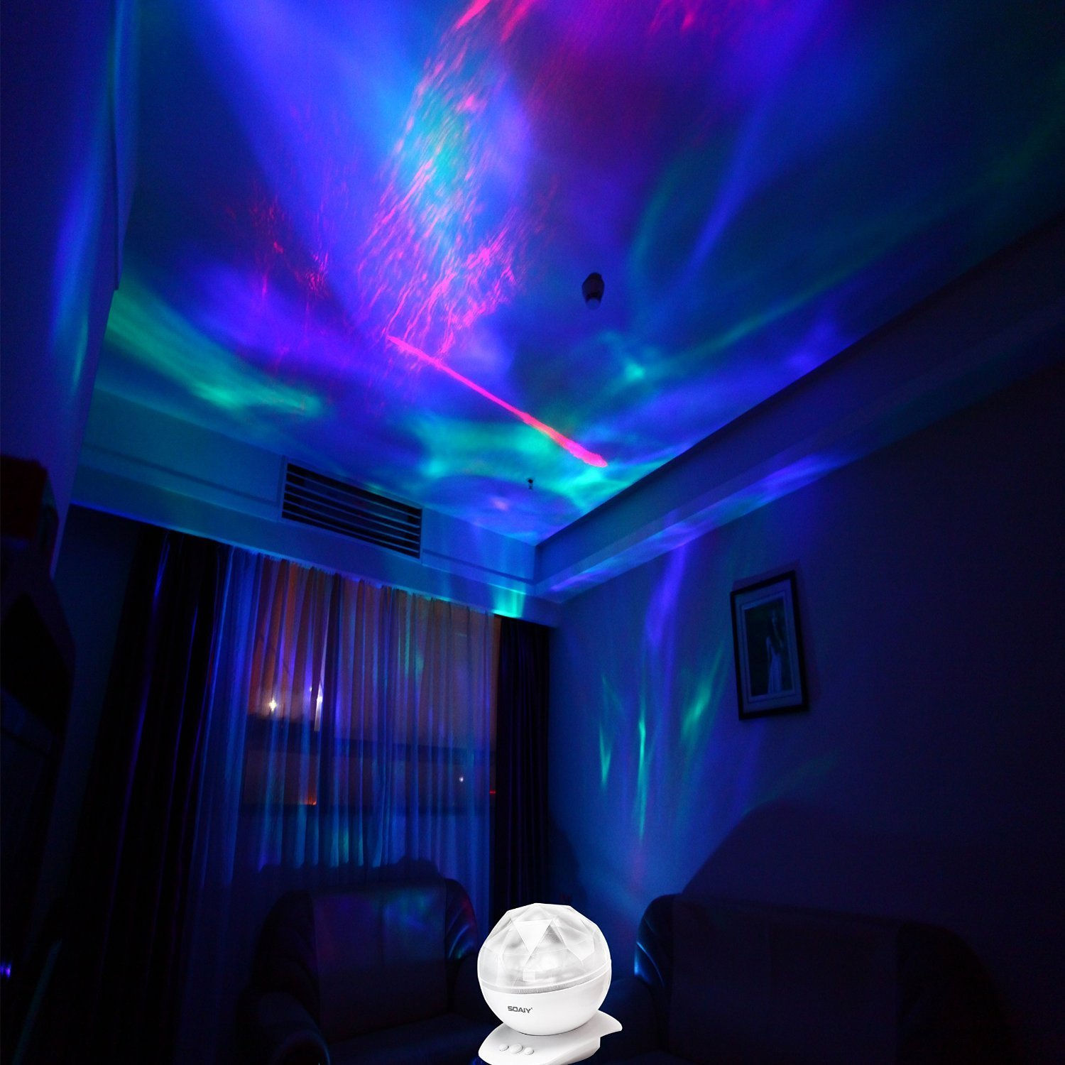 Wallpaper #eGcxC5MBSpphPi3-4dgp58 25 Ways to Illuminate the Room with the Beautiful Star Light Projector