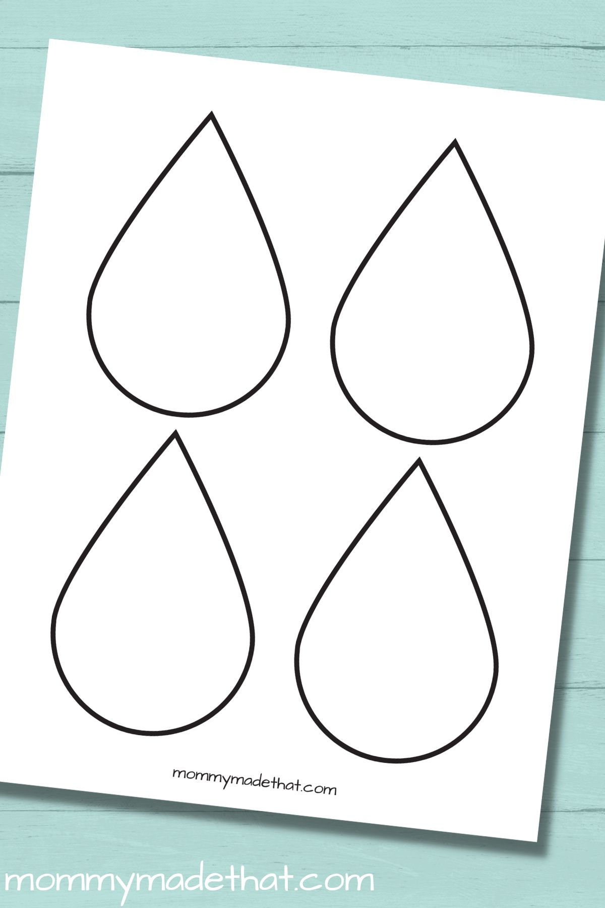 Wallpaper #yTG1NZMB5zzyi_yY3lfV196 Raindrop Templates Free Printables of Different Sizes