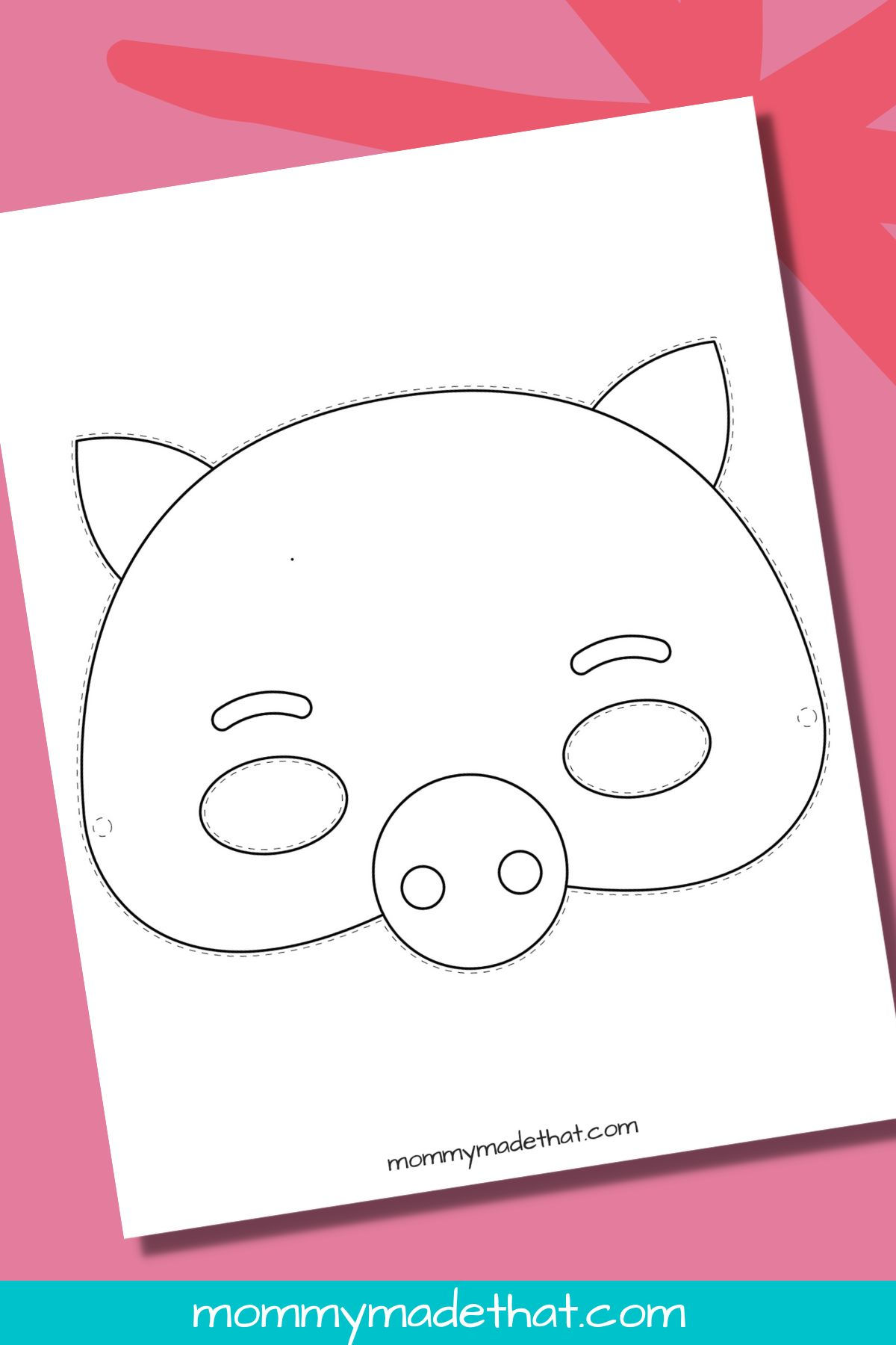 Wallpaper #2DEZNpMB5zzyi_yY8VhT354 Pig Mask Template Free Printables