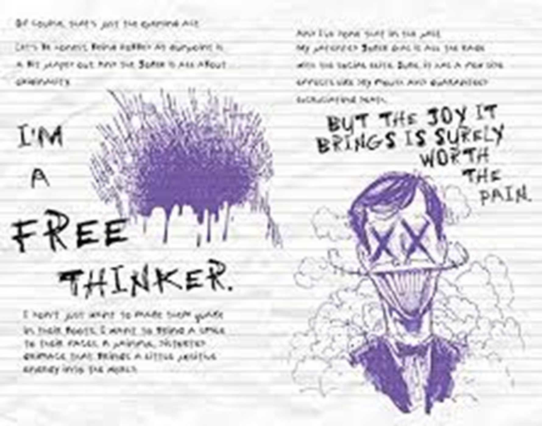 Wallpaper #OHcGJ5MB-pgBXx60DqRh89 The Joker Hardcover Ruled Journal Book by Matthew K Manning Manuel
