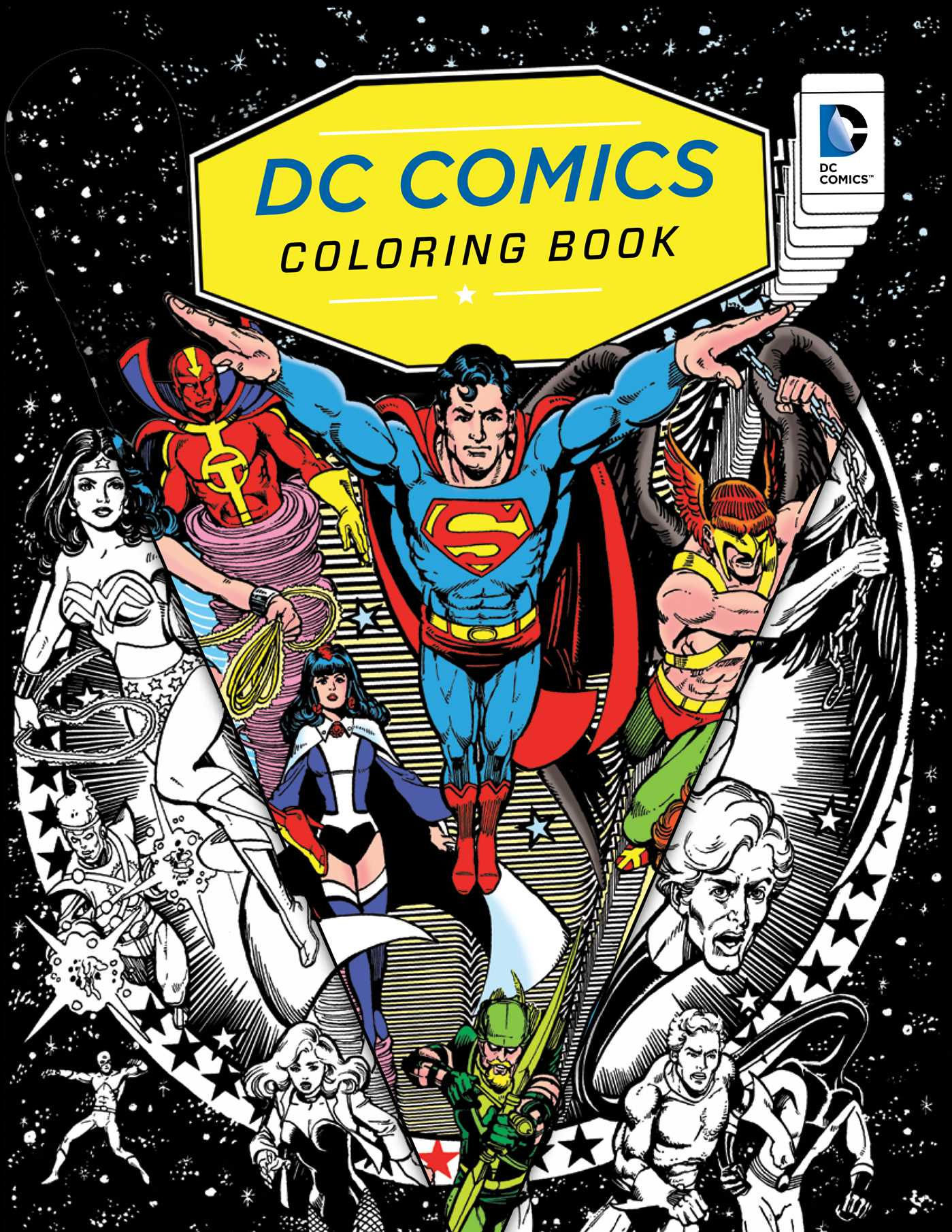 Wallpaper #vB0hLpMBlOZrFDOkktJf82 DC Comics Coloring Book Book by Insight Editions Official Publisher